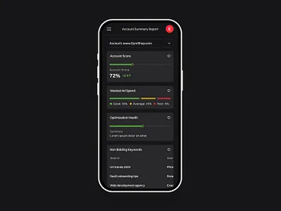 SaaS Platform mobile design branding dashboard mobile typography ui ux