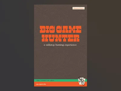 Big Game Hunter Concept Art board game board game art branding cover art design graphic design smac