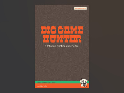 Big Game Hunter Concept Art board game board game art branding cover art design graphic design smac