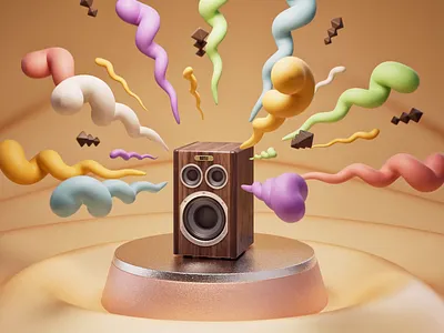 Inspiration is everywhere, but nothing moves us like music 3d 3d artist 3d modeling