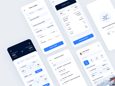 Flight Booking App airport app design booking booking flights flight flight booking mobile tourism travel travel services traveling trip ui