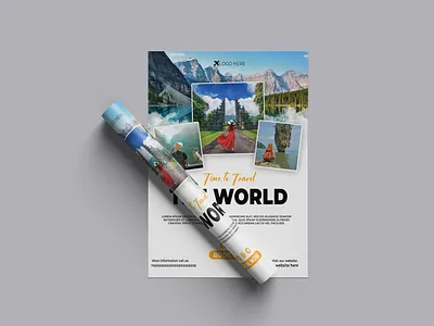Travel Flyer Design flyer graphic design photoshop travelflyer