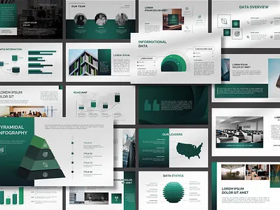 Company Profile PowerPoint Template 2d 2d art brand branding company company profile design digital digital art google slides graphic design identity branding illustration keynote powerpoint powerpoint design presentation presentation design