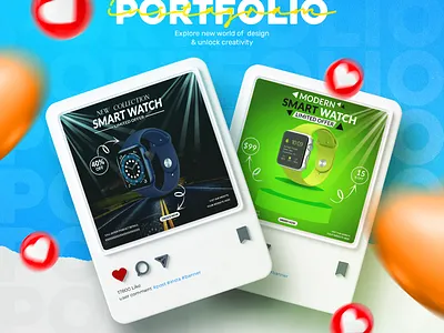 Watch social media poster design graphic design social media poster watch