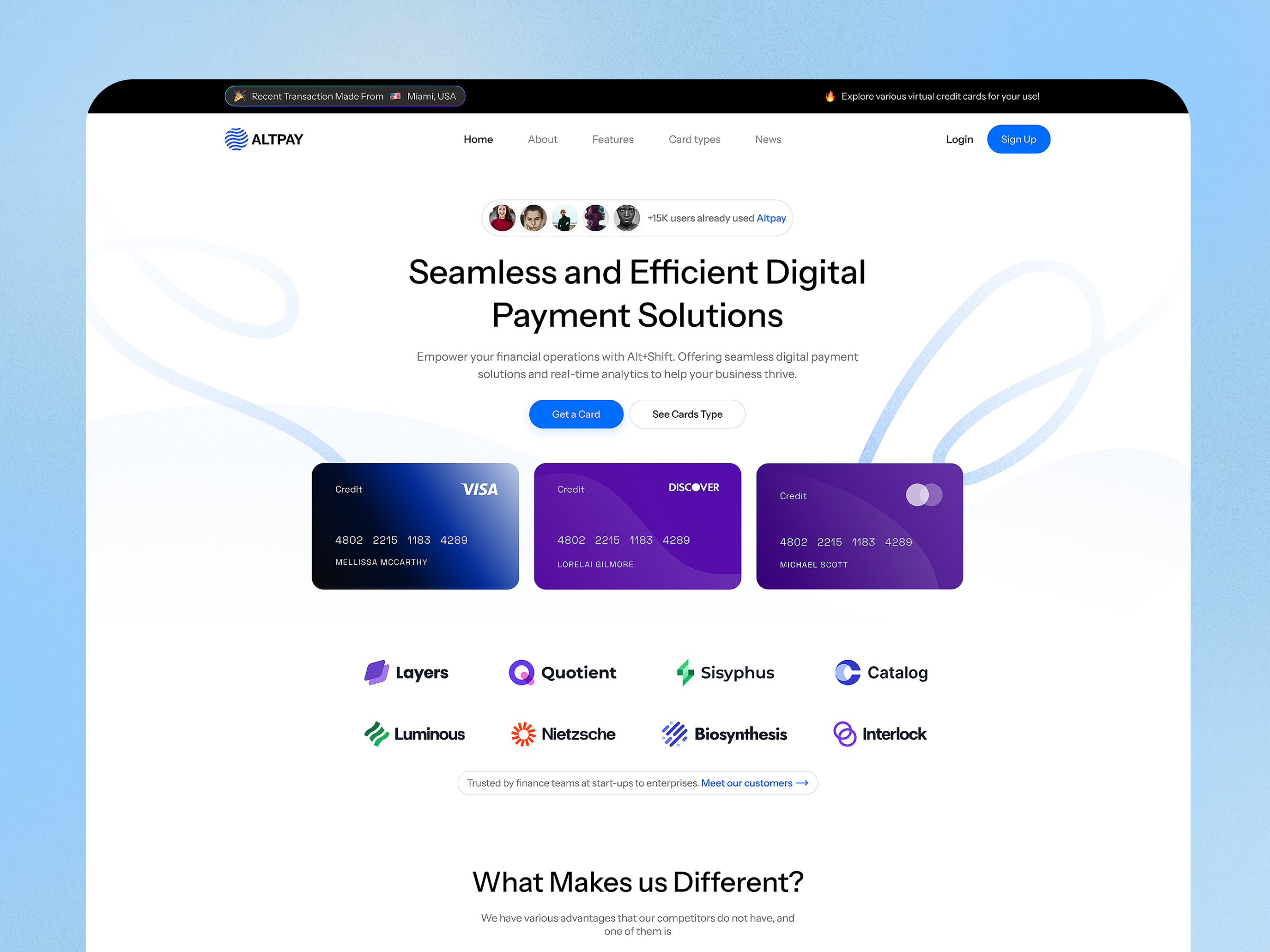 Example of Dashboard Design Package