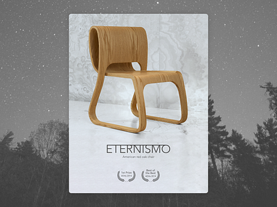 Eternismo | Wood Chair chair eternismo furniture home industrial design infinite interior loop product wood