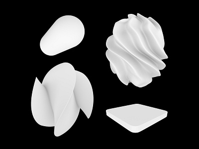 Design assets: Modern 3D White Shapes Collection 3d 3d assets 3d illustration 3d shapes brand design branding design design resources download free freebies graphic assets graphic design illustration modern resources ui ux webdesign white