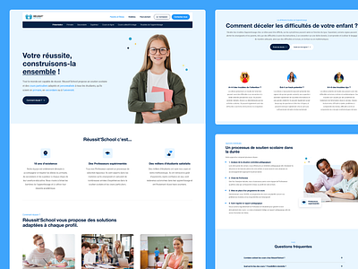 Redesign Réussit'School - UI/UX & Dev. branding front end ui ux