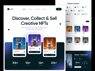 NFT Website Design art binance boomdevs coin crypto crypto website defi elegant eth exploration futuristic ico meta metaverse nft nft art nft ui platform solana web3 web