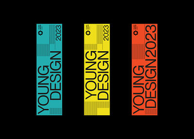 Young Design 2023 awards brand brandidentity branding design designfestival exhibition festival flov layout logo minimal modernism poster type typography ui ux vector