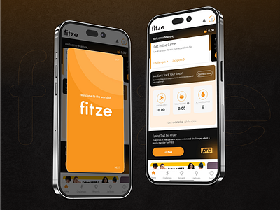 Fitze - Mobile App Case Study app design case study design fitness app fitness mobile app design fitze gym mobile app design ui ui design ui ux