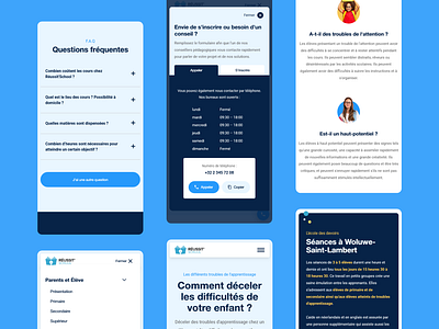 Responsive Réussit'School front end responsive ui ux
