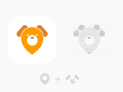 DogLetsWalk logo design branding logo logotype process