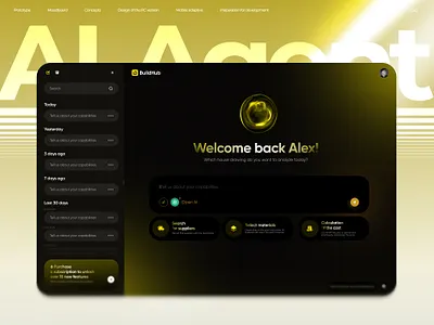 AI BuildHub® – SaaS / AI platform Chatbot & UI/UX Design ai assistant chat chatbot dashboard property saas saas design saas landing page software web3