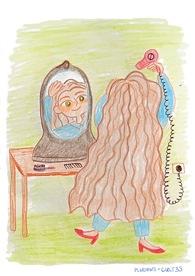 Postcard illustration sketch