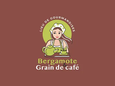 Bergamote & Grain de café artanddesign brand brandidentity cafe cafevibes coffeculture designcommunity designstudio ilustration logodesign visualdesign