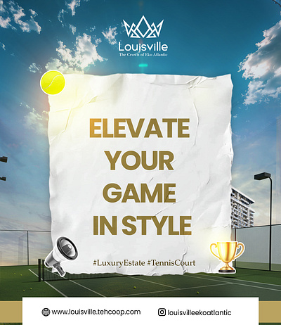 Elevate Your Game In Style branding graphic design