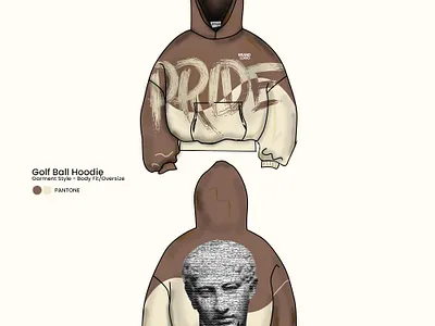 Golf Ball Hoodie Design branding design product design
