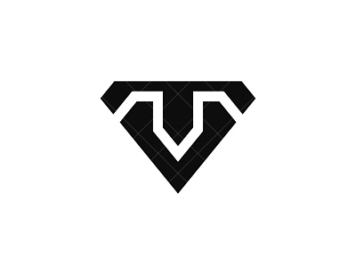 VT Logo branding design diamond diamond logo icon identity illustration lettermark logo logo design monogram tv tv diamond logo tv logo tv monogram typography vt vt diamond logo vt logo vt monogram