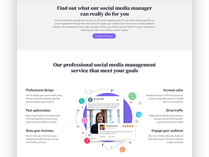 Example of User Interface Design For Website