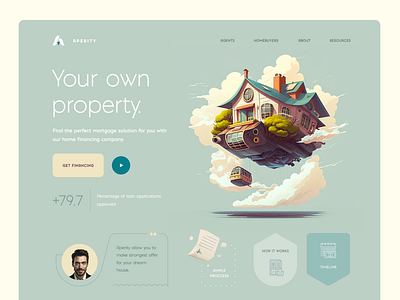 Property Financing Website design midjourney minimalism ui ux webdesign website