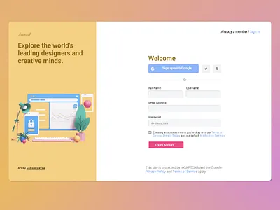 Sign up Page design figma login signin signup ui uiux webdesign webite