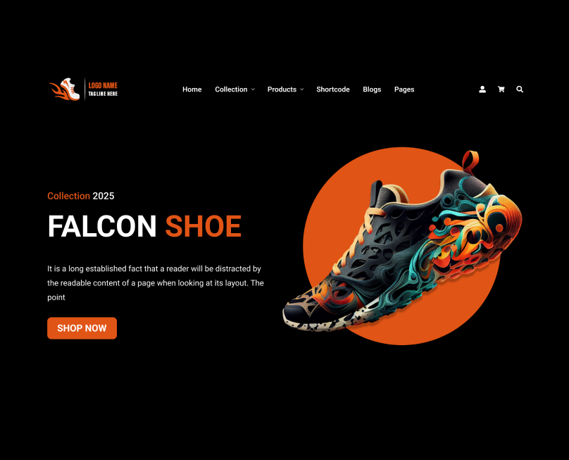 Shoe Website Design Figma dark website figma figma website design landing page landing page design shoe website shoe website design ui ui design ux design