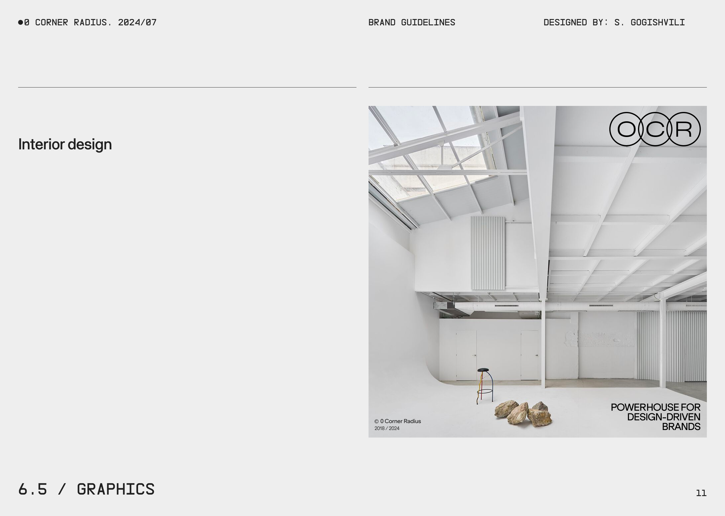 0.CR / Brand Guideline blog branding concept design illustration logo typography ui ux website