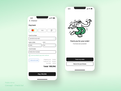Check out - Concept android app chekout design graphic design illustration ui ux
