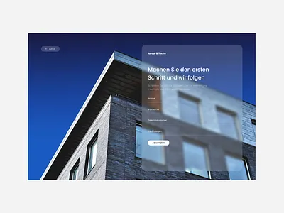 Contact Page architect branding clean contact contact us glassmorphism hero luxurious modern simple ui ux