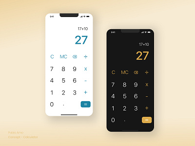 Calculator - Concept android app calculator concept design graphic design ui ux