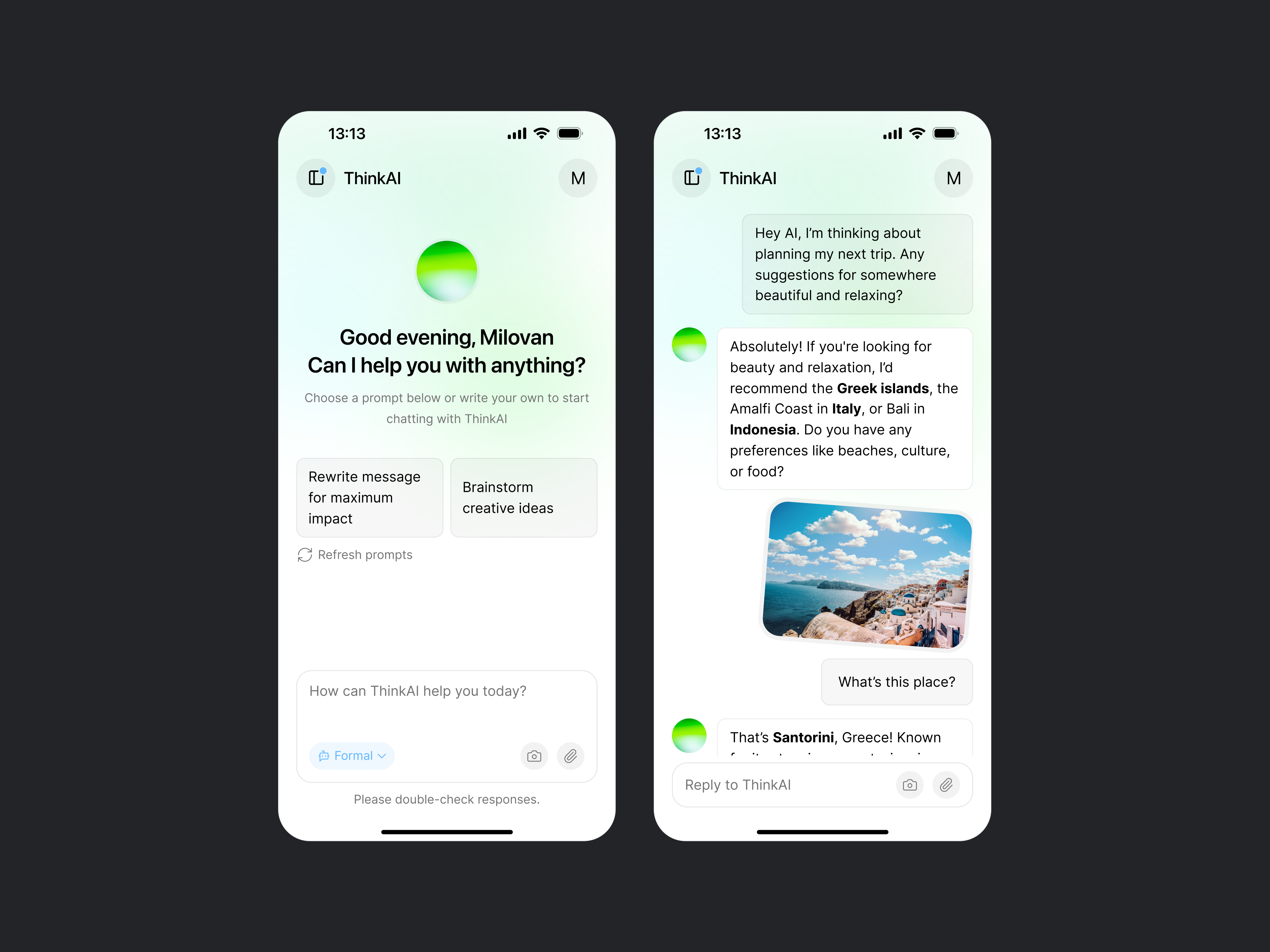 Minimal AI Chatbot Chat Mobile Interface ai bitcoin chat chatbot ethereum interface mobile prompt ui ux web3