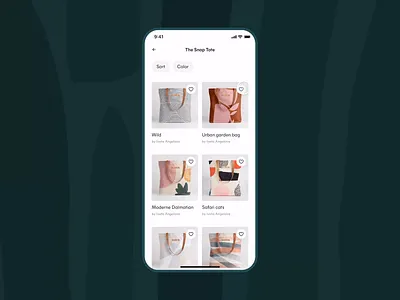 Minted animation design eshop motion graphics product design shopping flow strv strvcom uxui white ios