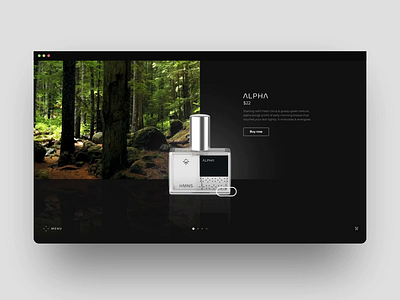 Exploration e-commerce clean e commerce landing page motion motion graphics perfume prototype ui ux website