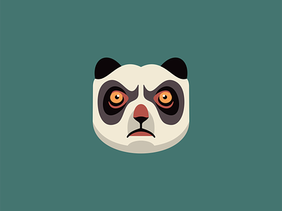 Angry Panda Logo angry animal bear branding cartoon cute design emblem icon identity illustration logo mad mark mascot panda playful sports symbol vector