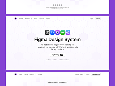 Blank | Coming Soon branding craftwork design design system figma figma components framer landing ui ui kit web website