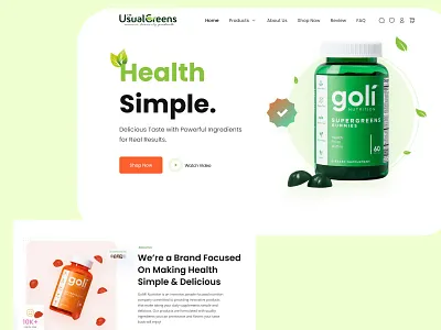 Web site Landing page. Homepage development figma figma design front end homepage landing page minimal site trend ui ux web web design website