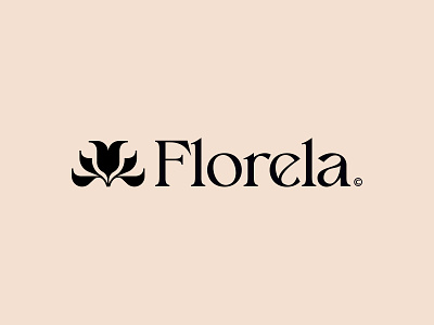 Florela© Logo Design blossom botanical bouquet brand branding decoration design floral flower garden icon leaf logo logodesign minimal plant spring tulip