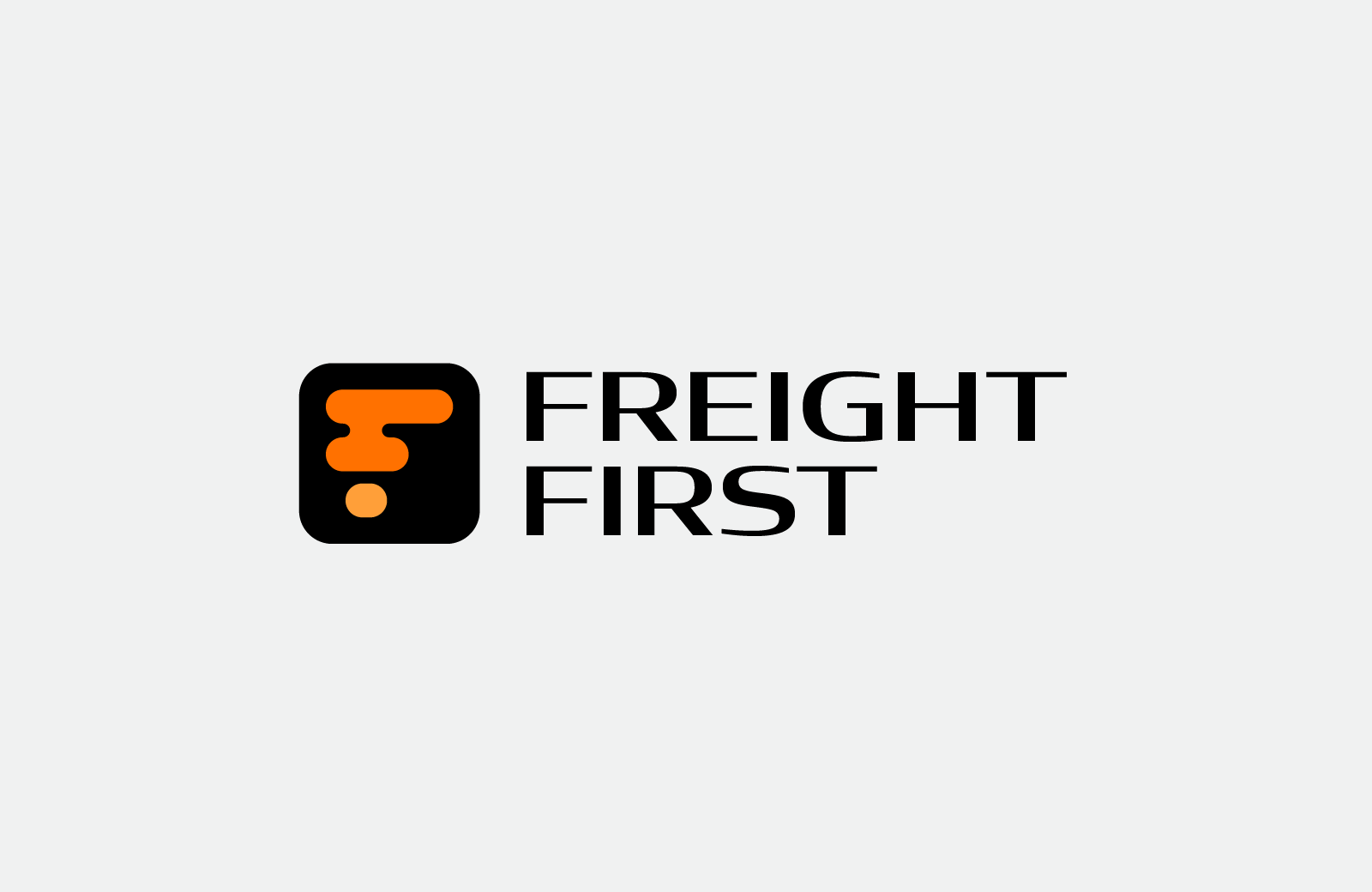 Freight First Logo branding illustration logo design typography