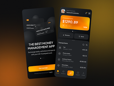 Finance service - Mobile app analytics app design bank app cash clean finance app fintech ios design mobile app payments ui ux wallet