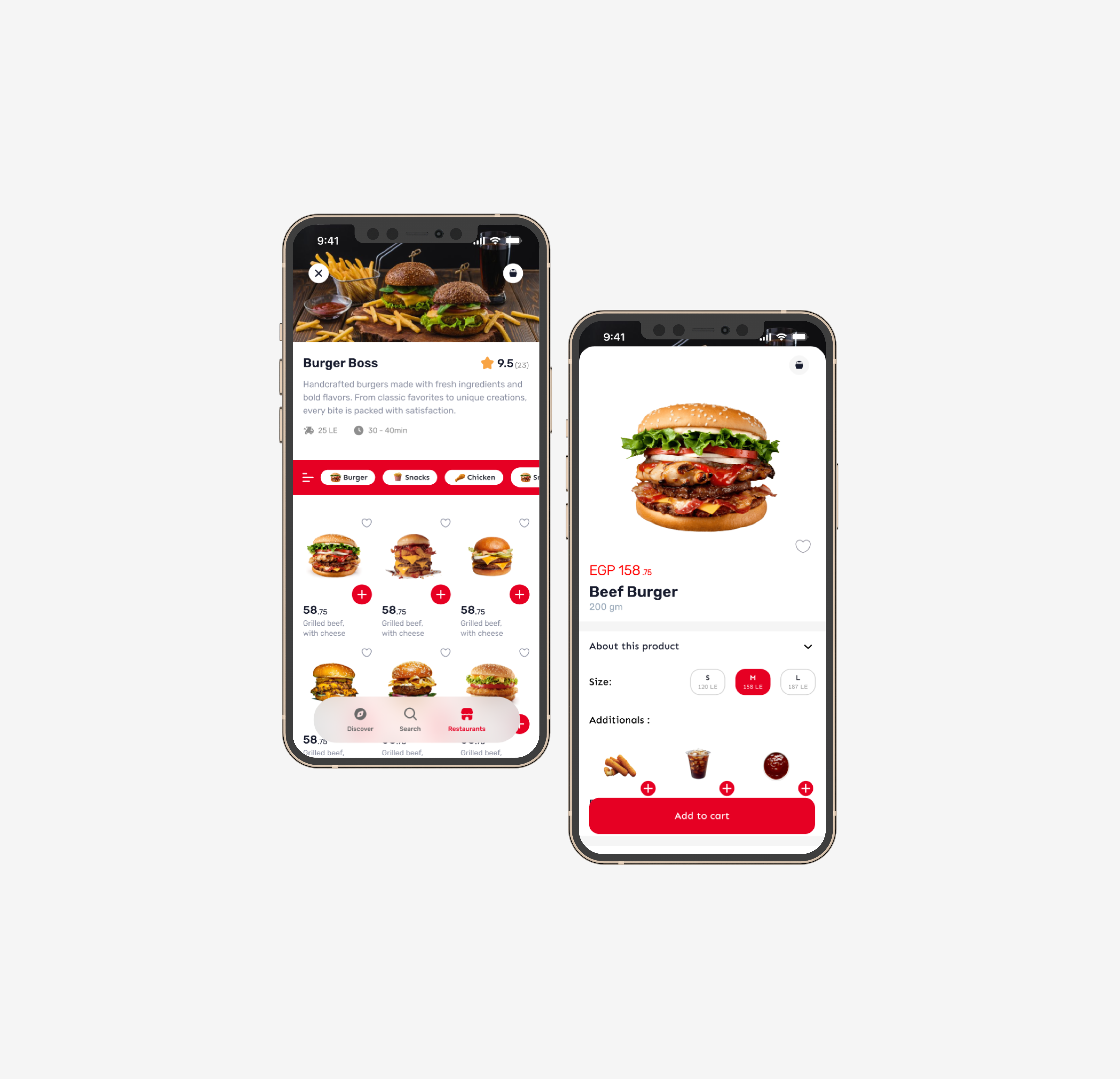 Plato | Food Order & Delivery App animation behance branding burger cart clean design dribble ecommerce figma food illustration landing page product red responsive restaurant shot ui user