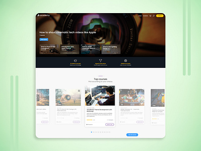Elegant - Academy LMS Theme application codecaynon creative creativepeoples design education envato landing page lms php startup study theme ui user interface ux website