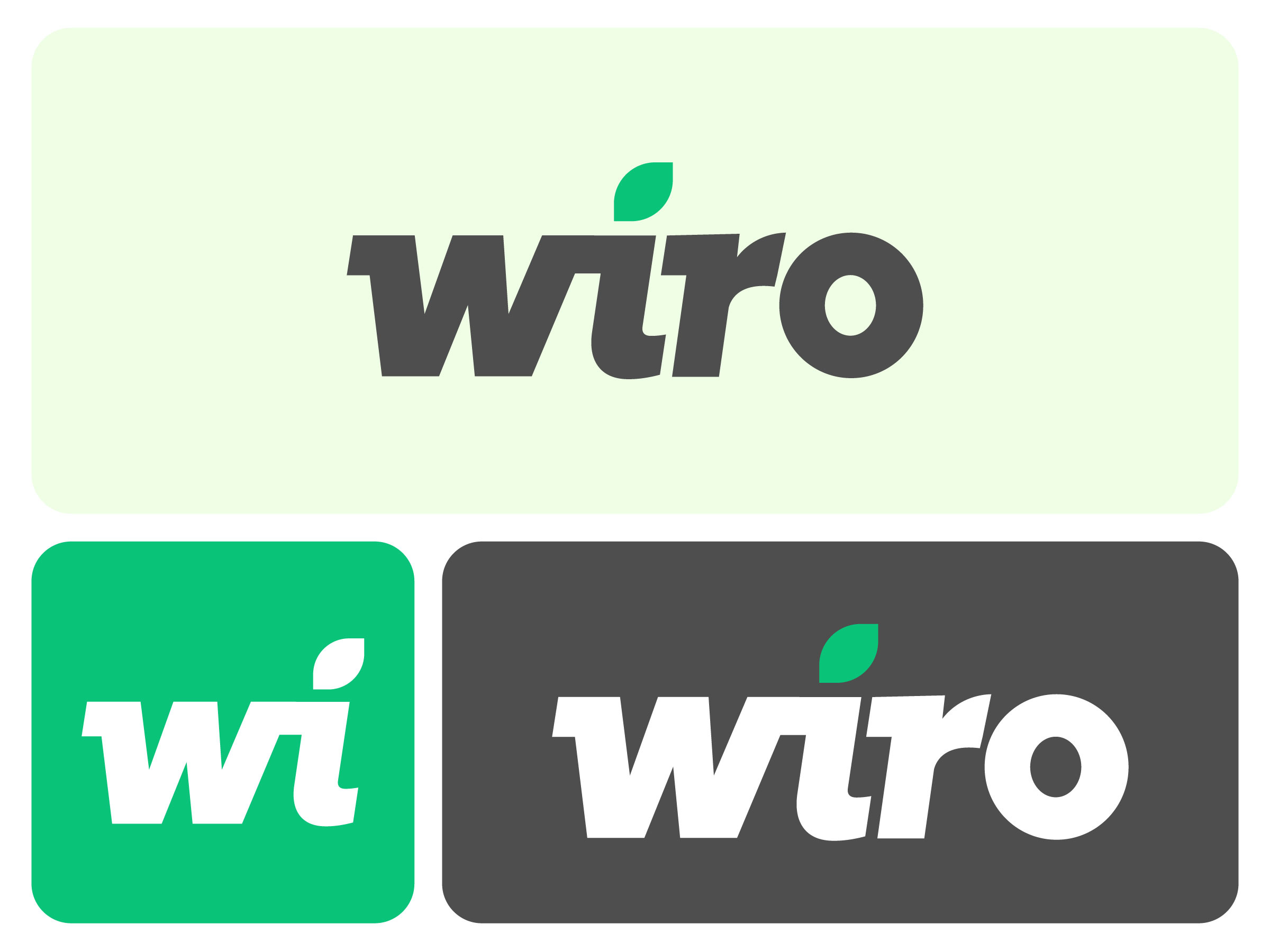 WIRO | Agriculture, Farm, Nature, Agro, Plant, Leaf Logo Design agriculture agriculture logo agro agro logo brand guideline branding branding identity firm graphic design green land landscape leaf logo logo design logodesign nature organic plant sun