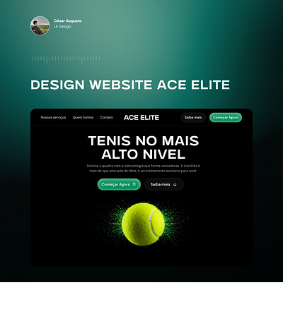 Project - Website Ace Elite figma framer landingpage ui ux webpage website