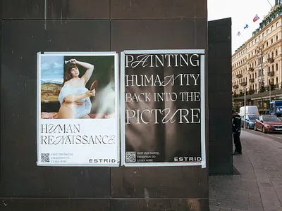 Artworks for Estrid's Human Renaissance Campaign design digital painting graphic design illustration marketing photoshop
