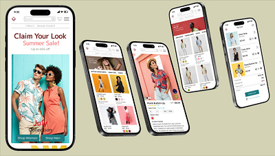 Rioleen: E-Commerce Reimagined e commerce mobile web ui ux