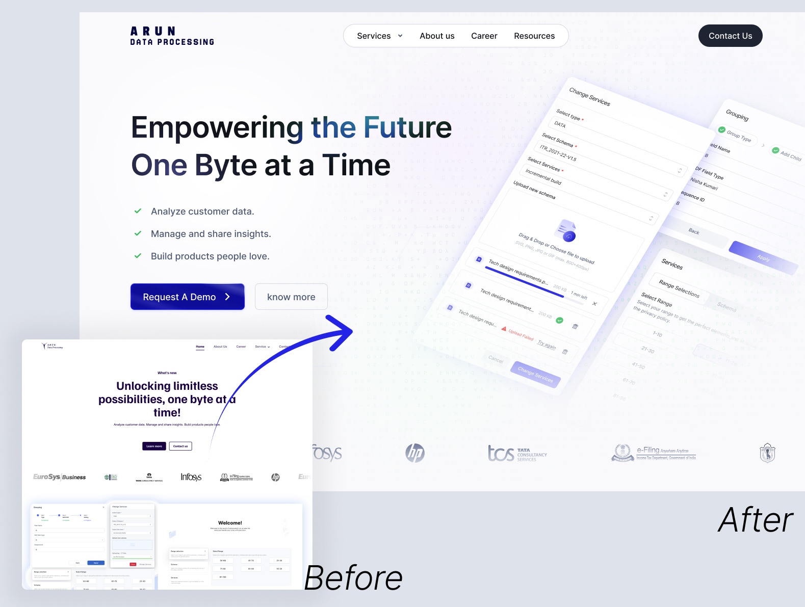 Revamp Hero Section hero redesign revamp sections website