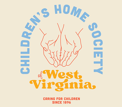 CHS of WV children foster care hands primary tricolor west virginia