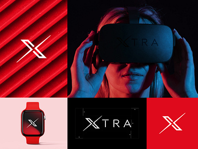 XTRA - Logo Design ai artificial intelligence branding crypto design future logo logotype meta metaverse minimal modern logo virtual reality