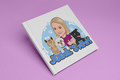 Cartoon mascot for pet shop app branding design graphic design illustration logo typography ui ux vector
